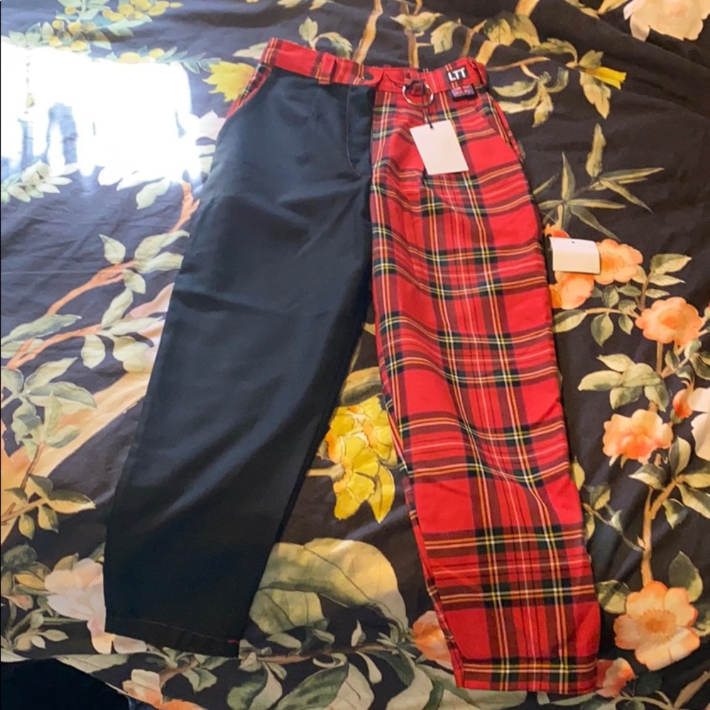 LTT love too true size6 short plaid trouser
